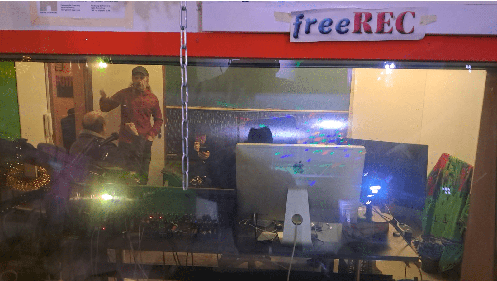 Im freeREC Studio in Kleinbasel